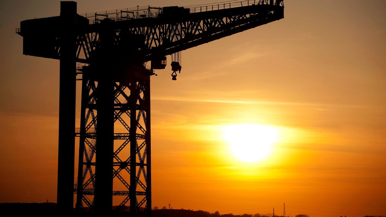 The sun has set for most shipbuilding on the River Clyde.