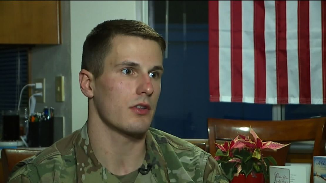 Army 2nd Lt. Robert McCoy says he helped ejected train passengers get out of the highway.