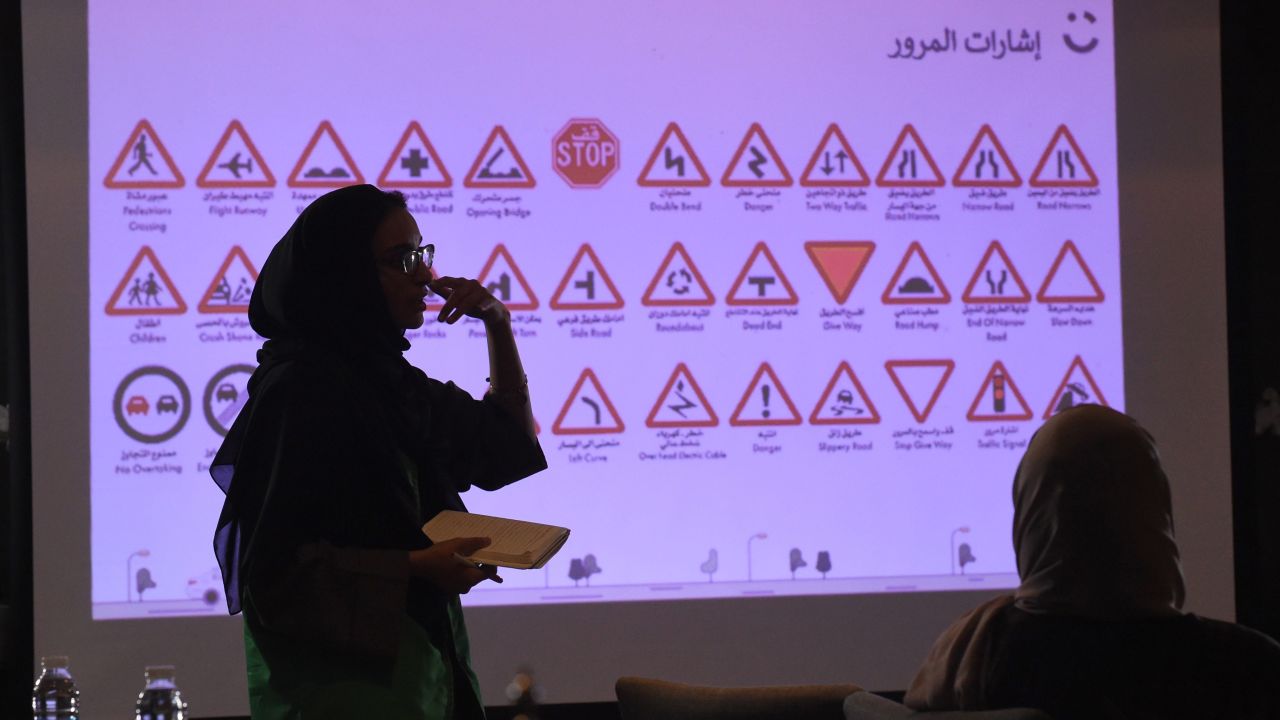The sessions, taught by Saudi female instructors, educate women interested in becoming Careem "captains" -- as the company refers to chauffeurs under its platform-- about the Saudi traffic law, principles of customer service, and how to use the application's platform.