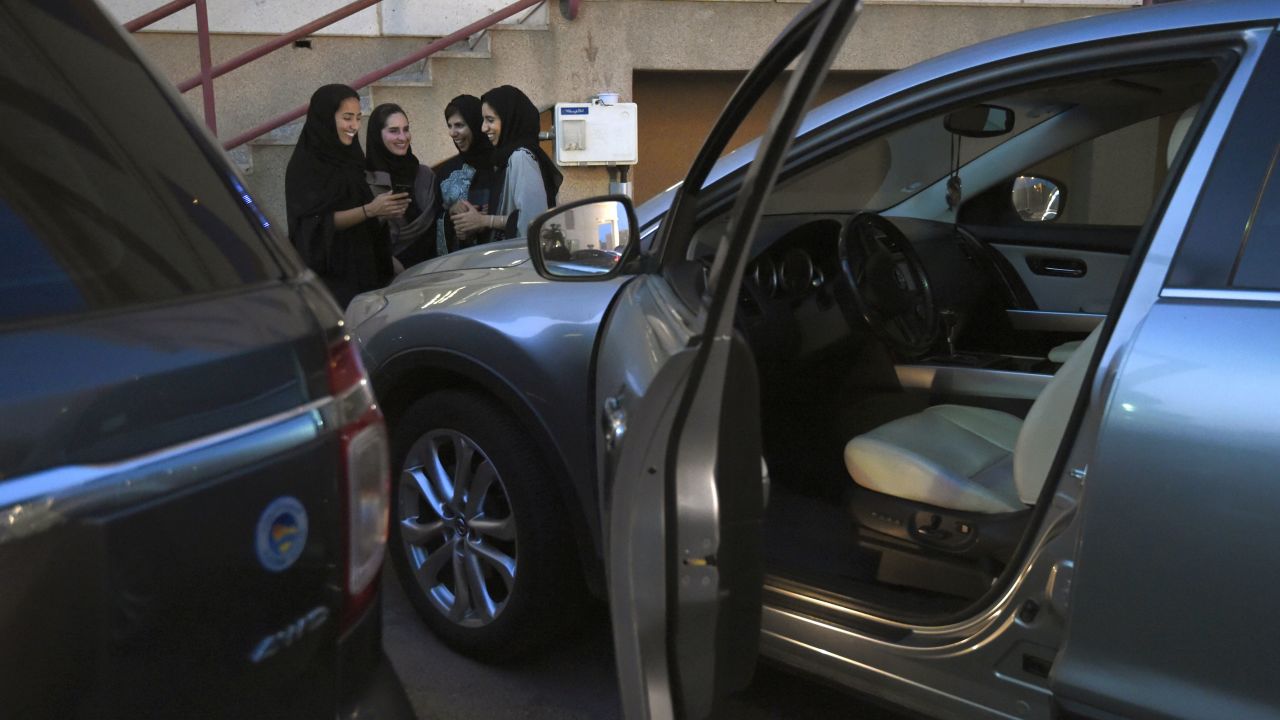 Saudi women take part in a training programme for new female drivers at Careem, a chauffeur driven car booking service, at their Saudi offices in Khobar City, some 424 kilometres east of the Saudi capital of Riyadh, on October 10, 2017.