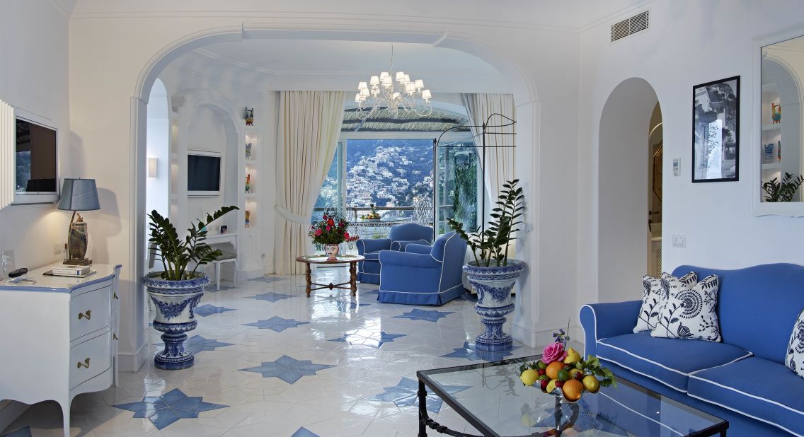 Panoramic terraces look out onto the sea from Il Pietro's stylish rooms.