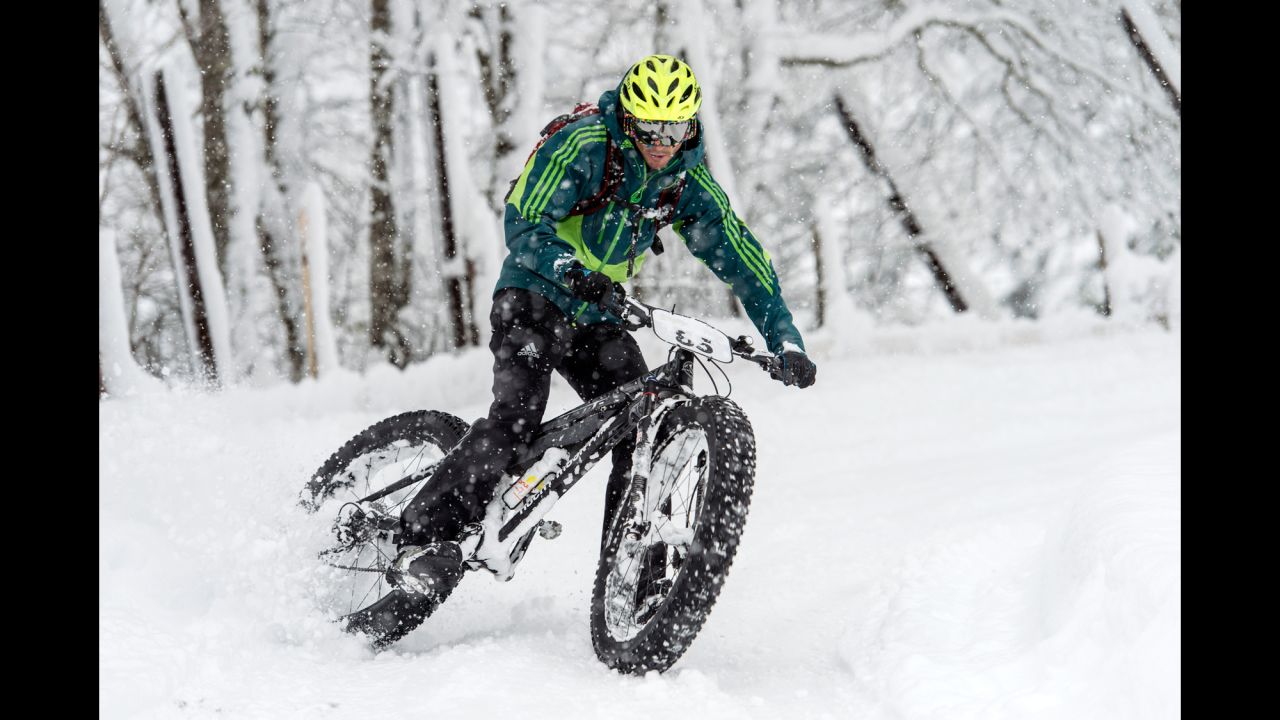 <strong>Fat bikes:</strong> If you can ride a bike, you can ride a bike in the snow, no training wheels required. The bikes, known as fat bikes, are fitted with extra-wide, oversized tires and modified frames to give added stability and traction to grip deep snowpack.