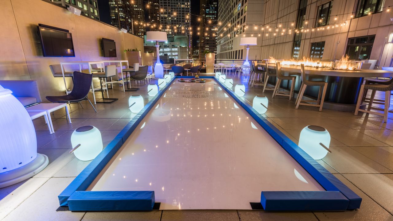 <strong>Curling, Chicago, Illinois: </strong>An Olympic winter sport, curling consists of teams of players taking turns sliding heavy stones across the ice towards circular targets. It can now be found on Chicago's Magnificent Mile at the Gwen hotel. <br />