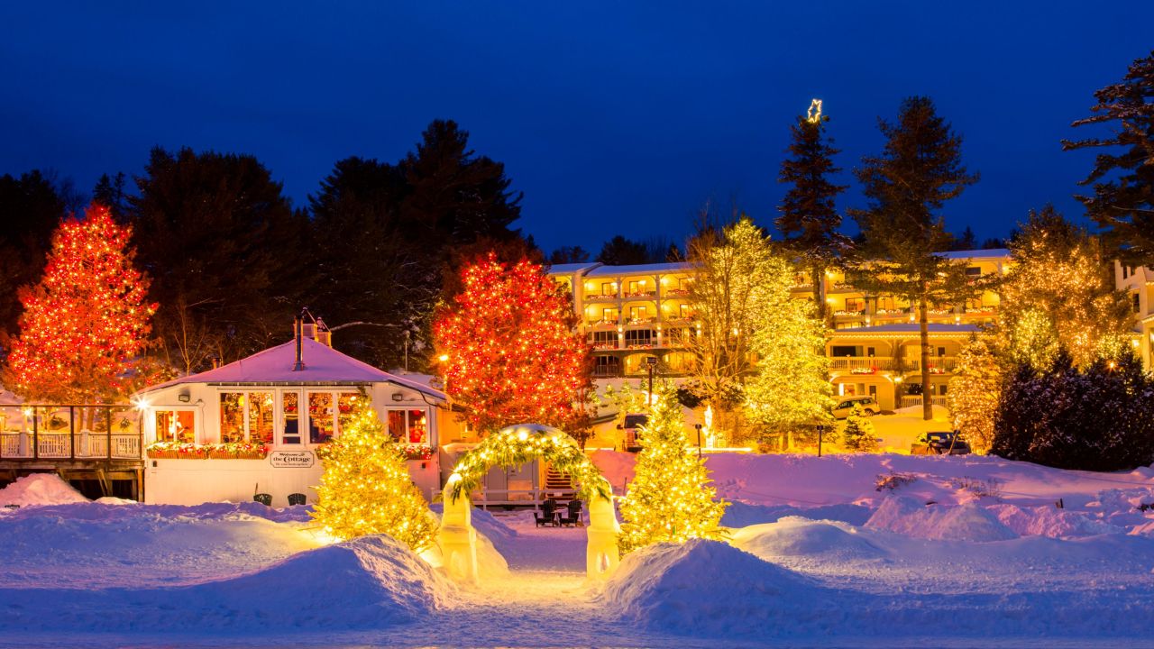 Mirror Lake Inn is located across the street from the lake of the same name.