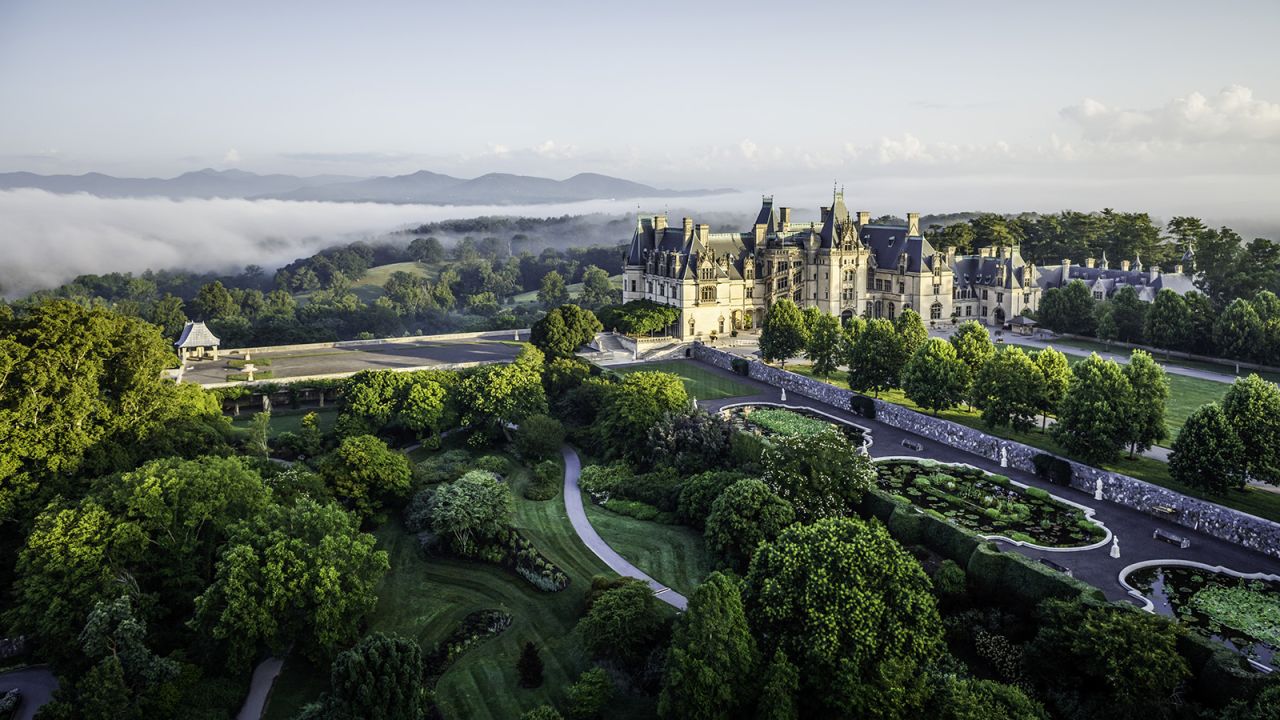 Biltmore Estate, pictured, will host the glass sculptures of Dale Chihuly in May 2018.