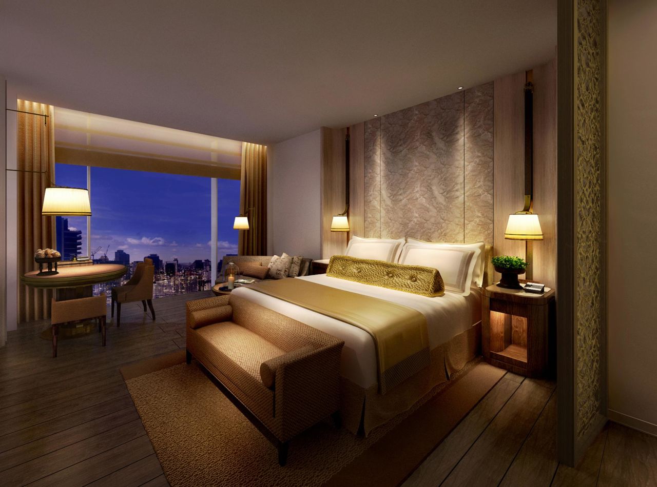 <strong>Waldorf Astoria Bangkok:</strong> The 171-room address will spoil guests with some of the largest hotel rooms in the city, starting at 540 square feet. 