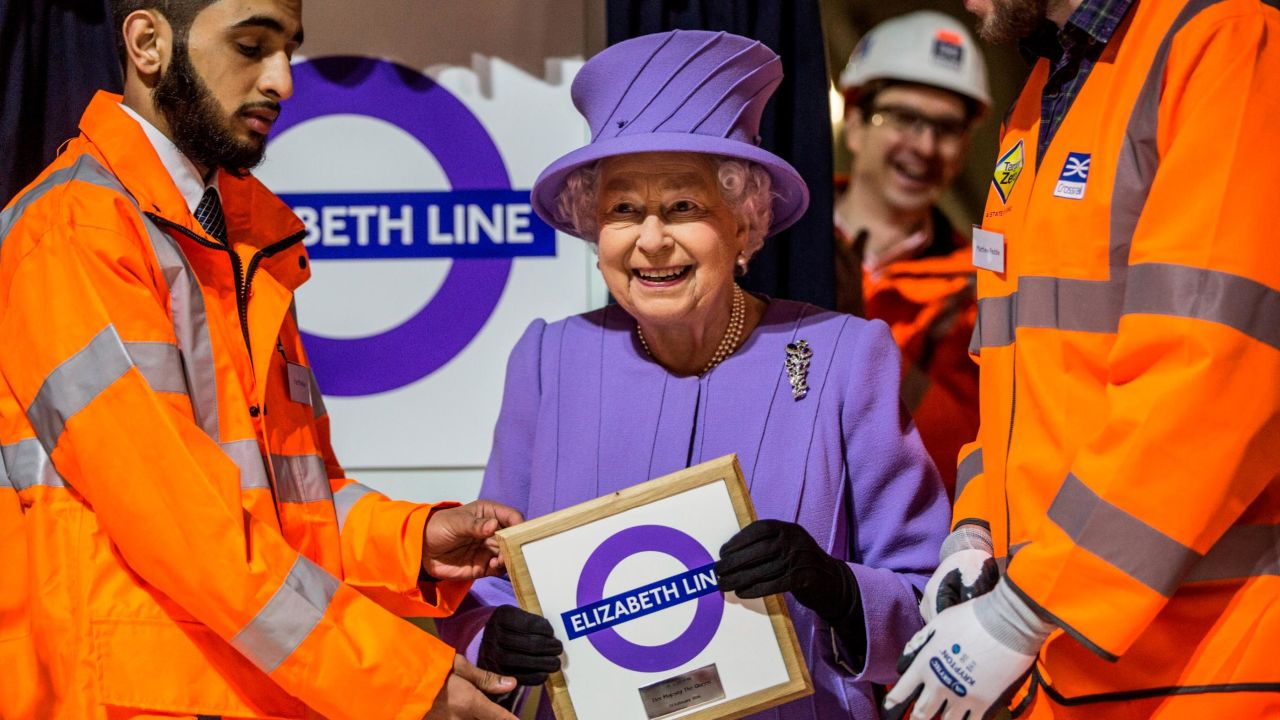 The Elizabeth Line was named in honor of the UK's Queen Elizabeth II.