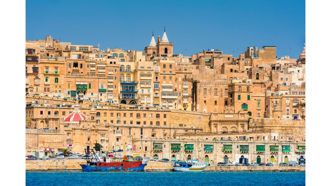 <strong>Malta:</strong> The island located between Italy and Tunisia lies at a crossroads of culture, reflecting Mediterranean influences from Greece to the Middle East. The city of Valletta has been named Europe's Capital of Culture of 2018.