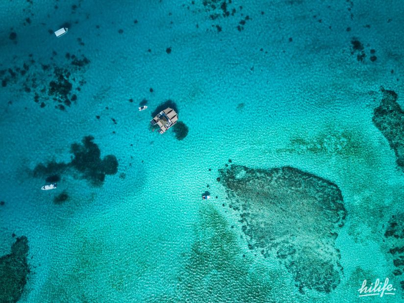 <strong>The perfect spot:</strong> They finally settled on a lagoon, about a half-mile northwest of Fiji's famous Cloudbreak swell. Thanks to surrounding islands, the relatively shallow water is generally protected from the strongest winds and waves.