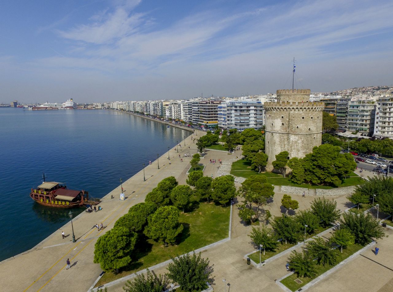 <strong>Thessaloniki:</strong> Thessaloniki was the second most important city in the Byzantine and Ottoman Empires after Constantinople. The famous White Tower on the promenade, pictured here, was built by Suleiman the Magnificent and served as a notorious jail until the 19th century.