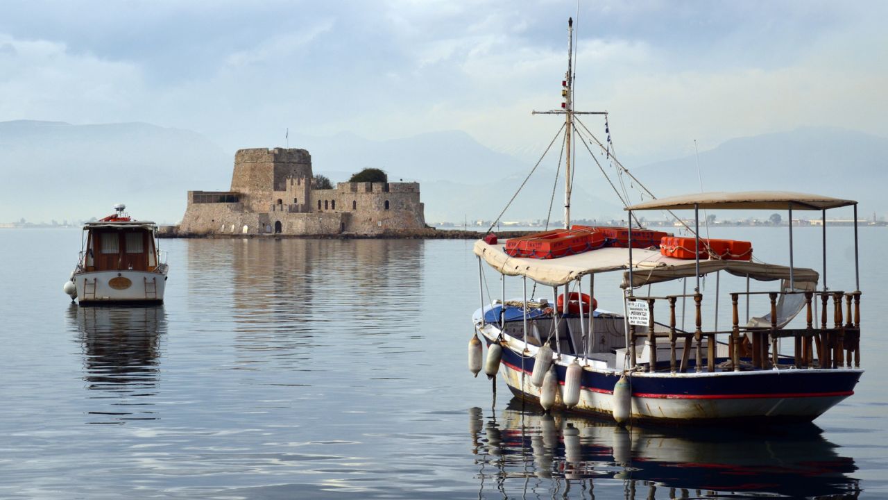 Nafplio was the first capital of modern Greece and home to several spectacular forts.