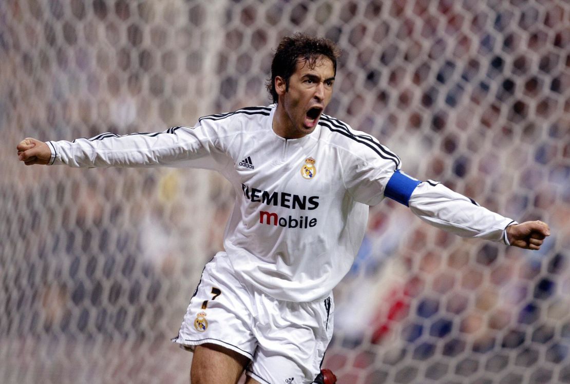 Former Real captain Raul is fourth on the list of all-time leading El Clasico scorers (15)