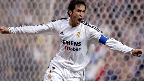 Former Real captain Raul is fourth on the list of all-time leading El Clasico scorers (15)