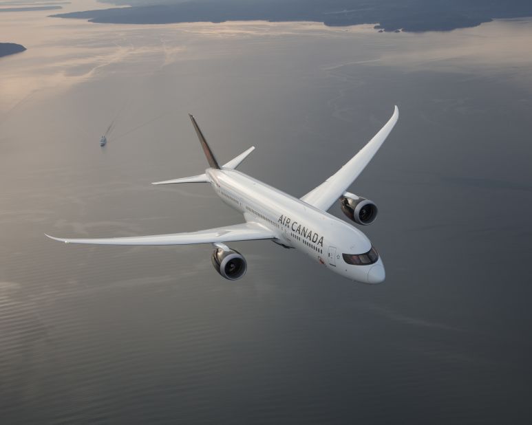 <strong>Supermodel of the skies: </strong>This Air Canada Boeing 787-9 Dreamliner is no ordinary vehicle -- it's been taken out of normal operation to be the star of the airline's rebrand.