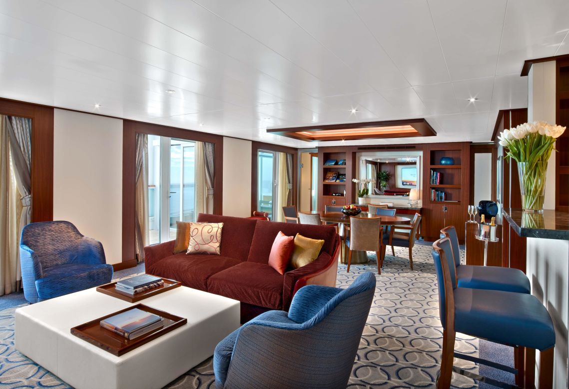 Wintergarden Suite guests can kick back in 1,550 square feet of indoor and outdoor space including two bedrooms, two private verandas and a dining room seating six.