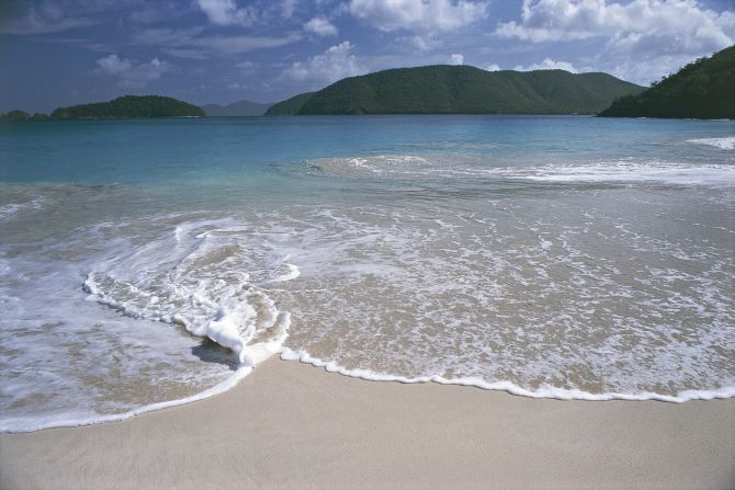 Cinnamon Bay Beach is now open. 