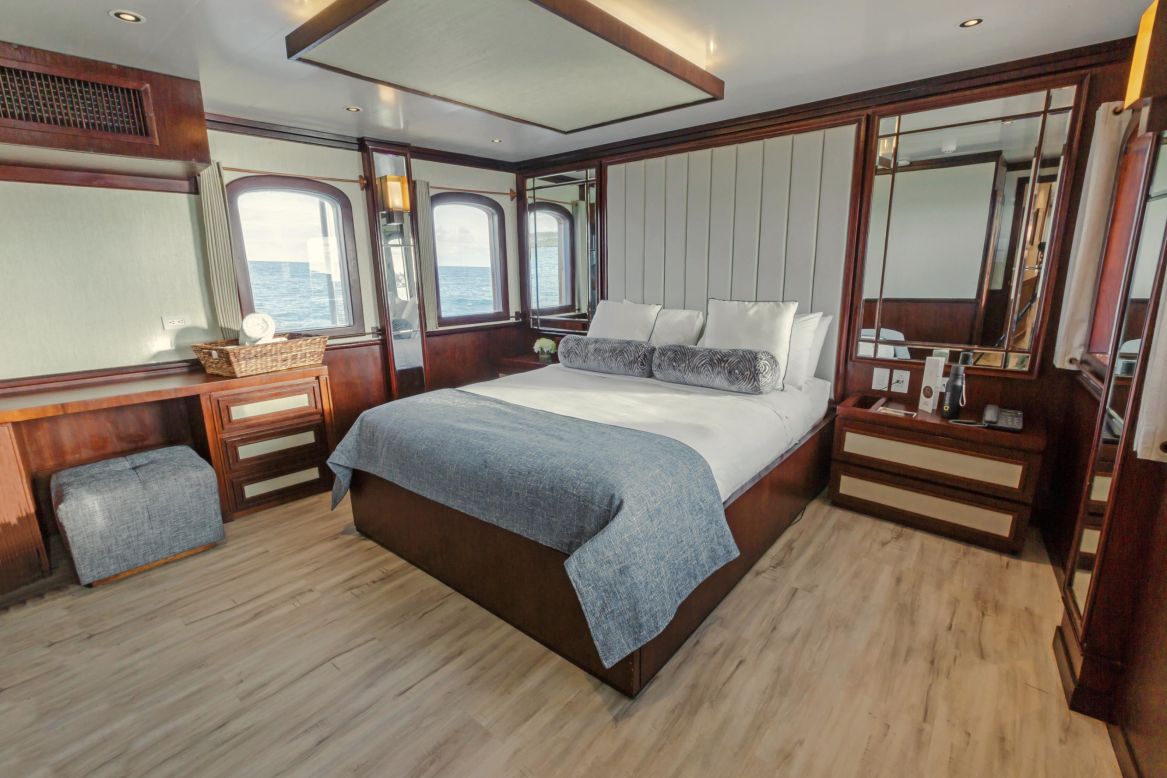 The M/Y Grace yacht was named after the iconic Princess Grace of Monaco, as was the new Grace Kelly Suite designed by Adriana Hoyos.