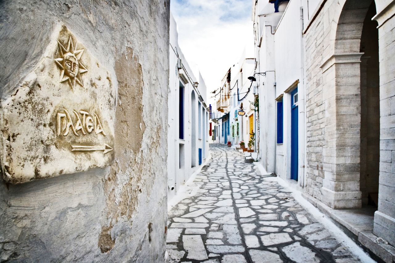 Pyrgos, on the munciaplity of Tinos, is a haven for marble.