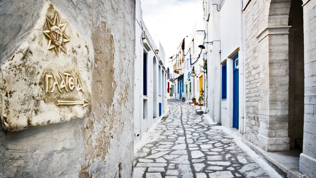 Pyrgos, on the munciaplity of Tinos, is a haven for marble.