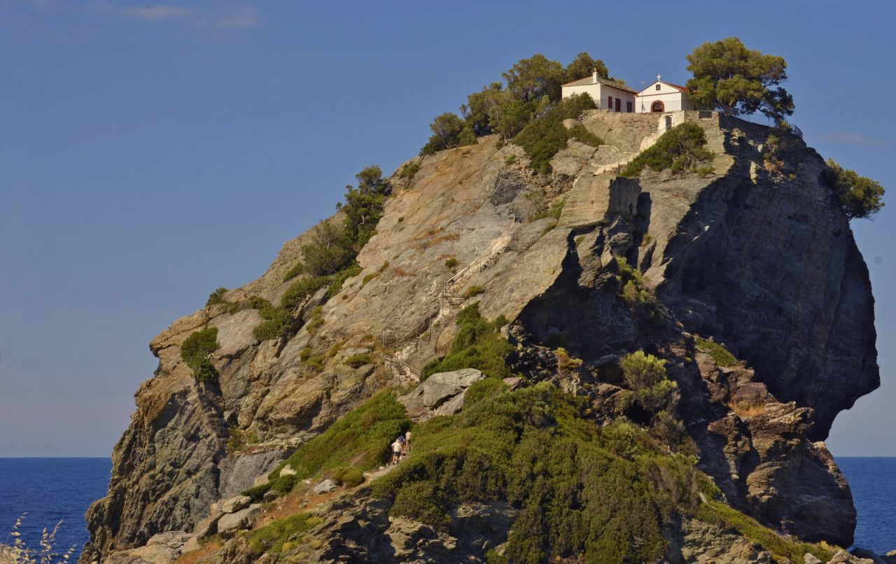 <strong>Skopelos: </strong>ABBA<strong> </strong>fans might recognize the church of Agios Ioannis at Kastri -- it featured in the finale of "Mamma Mia." With the sequel to this movie musical out in 2018, there's never been a better time to visit the iconic island.