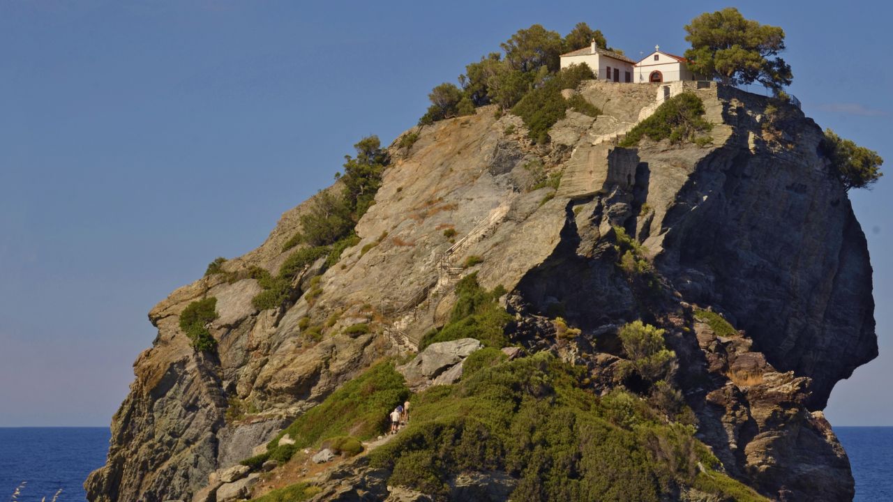 "Mamma Mia" fans might recognize the island of Skopelos from the big screen.