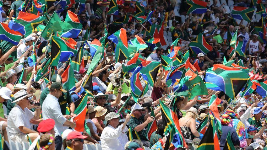 CAPE TOWN, SOUTH AFRICA - December 10: Fans at Cape Town Stadium on December 10, 2017 in Cape Town, South Africa. (Photo by Getty Images/Getty Images for HSBC)