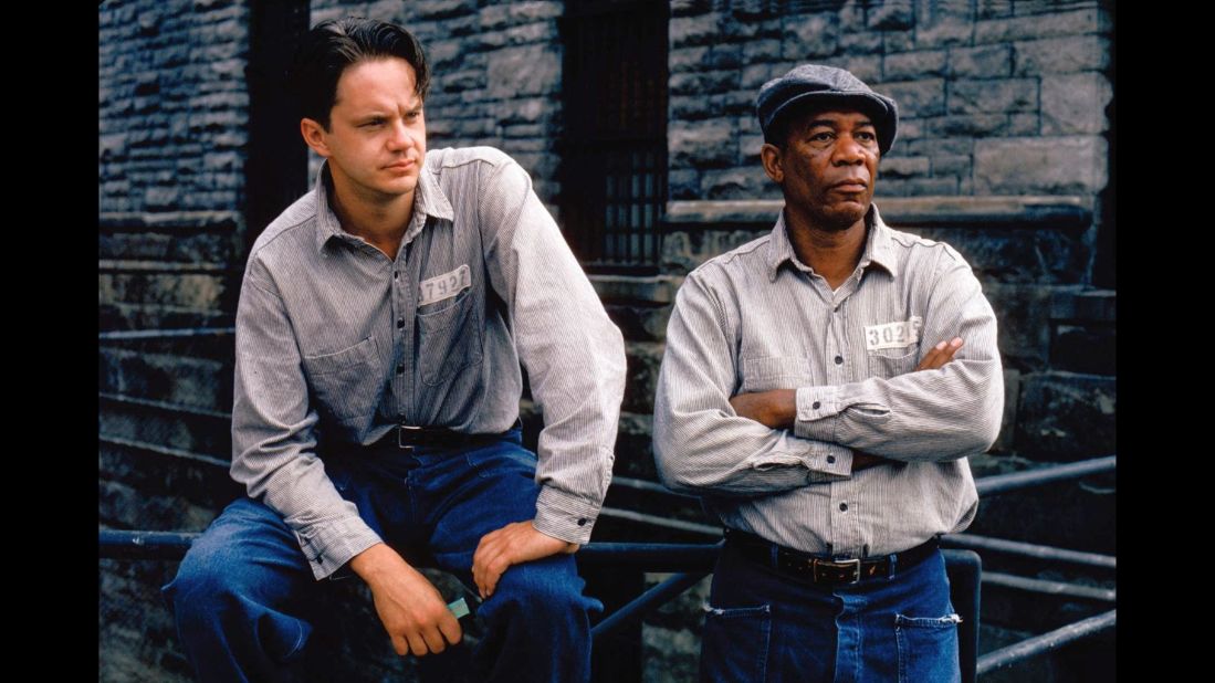 <strong>"The Shawshank Redemption"</strong>: Tim Robbins and Morgan Freeman strike up a friendship in this 1994 drama, which was based on a Steven King novella. <strong>(Netflix) </strong>