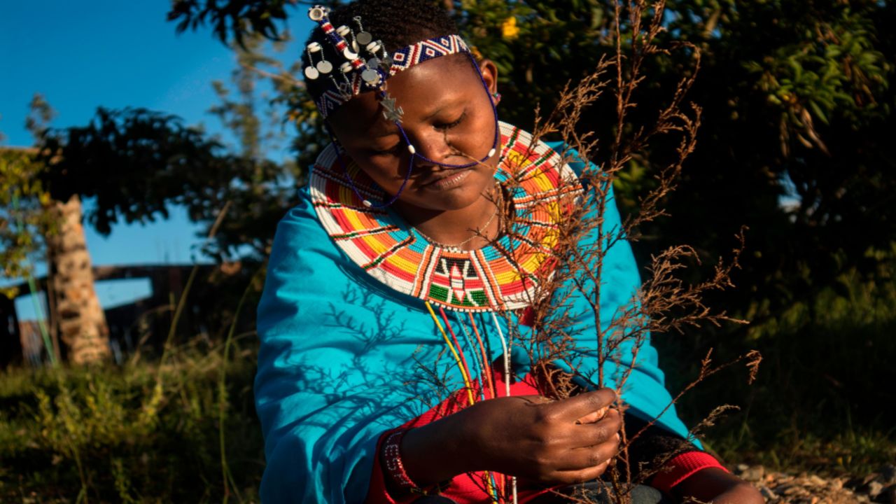 Anita, 15, took this photo of Rosilla, also 15, during the workshop. "When I was 10, my father married me off," Anita said. "When the morning came, I was circumcised. ... I would like to say to the parents they should educate all the children. They should not discriminate between a boy and girl, because boys and girls are equal." (Courtesy Anita/Too Young To Wed)
