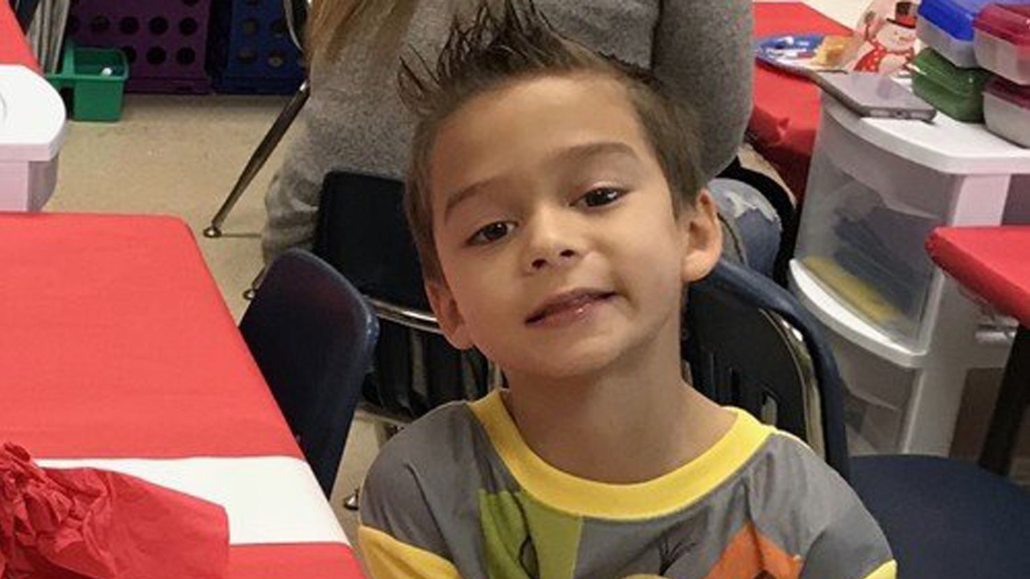 Kameron Prescott, who was fatally shot Thursday, is shown at his school in a photo posted by the Schertz-Cibolo-Universal City Independent School District.