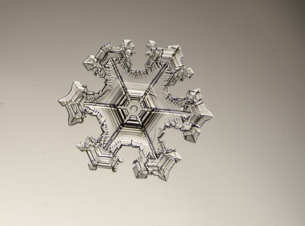 Today, snowflake images have been greatly enhanced by new technology, like multi-angle cameras that can track the crystals as they fall through the air.