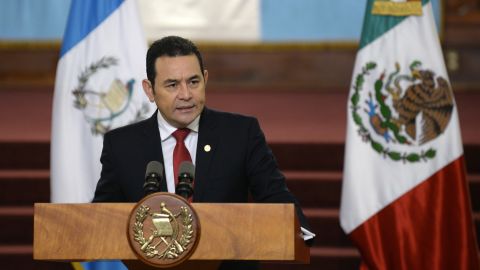 President Jimmy Morales, in Guatemala City last June.