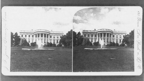 The White House South Lawn, 1878.