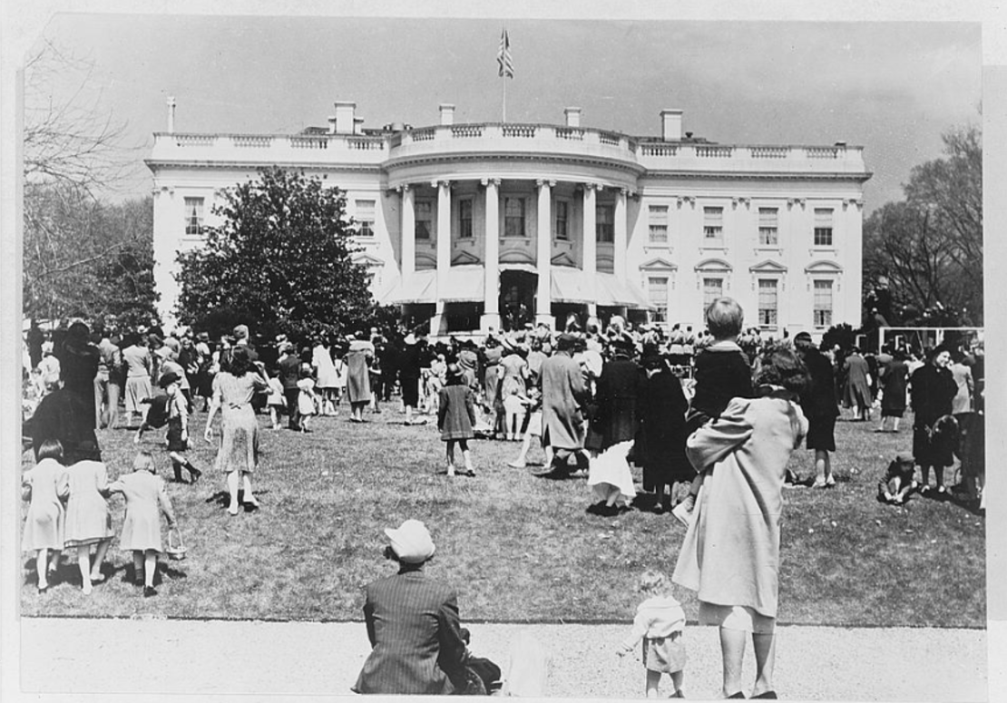 Easter Egg Roll at the White House, 1944.