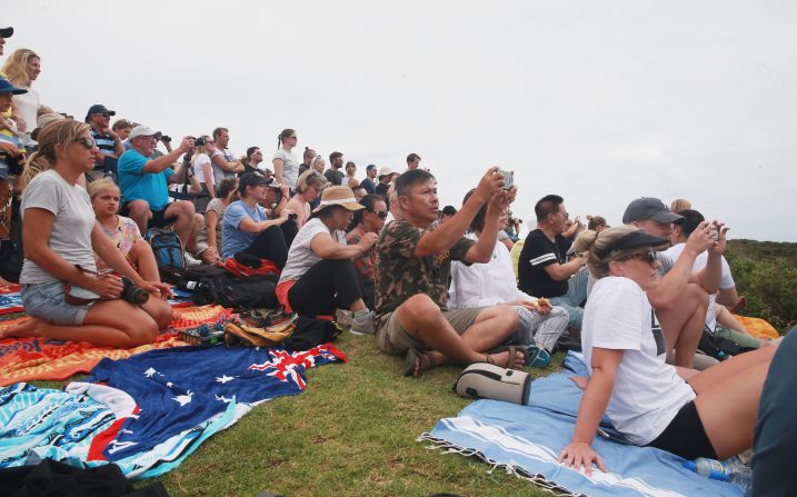 Crowds gathered along Sydney Harbor to wave off the fleet. It's the 73rd edition of the race, which sees vessels navigate 628 nautical miles.