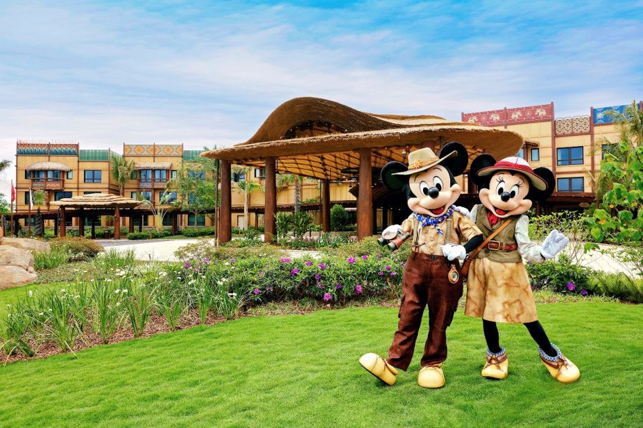 <strong>Disney Explorers Lodge: </strong>Opened in 2017, the new Disney Explorers Lodge is one of three hotels at the Hong Kong Disneyland Resort.