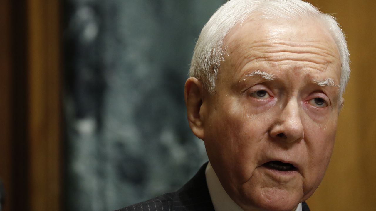 WASHINGTON, DC - SEPTEMBER 14: Sen. Orrin Hatch (R-UT) speaks at a tax reform hearing before the Senate Finance Committee on Capitol Hill September 14, 2017 in Washington, DC. President Trump has indicated that tax reform should be a major legislative goal this fall. (Photo by Aaron P. Bernstein/Getty Images)