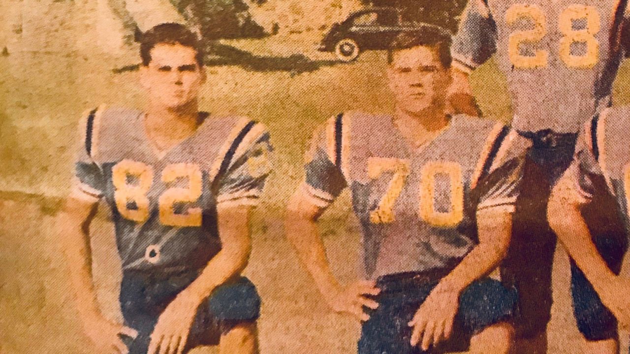Walter Macfarlane, left, and Alan Robinson at Honolulu's Punahou School.