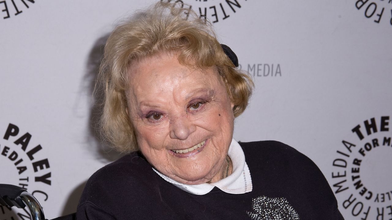 Actress Rose Marie in 2013 in Beverly Hills, California.