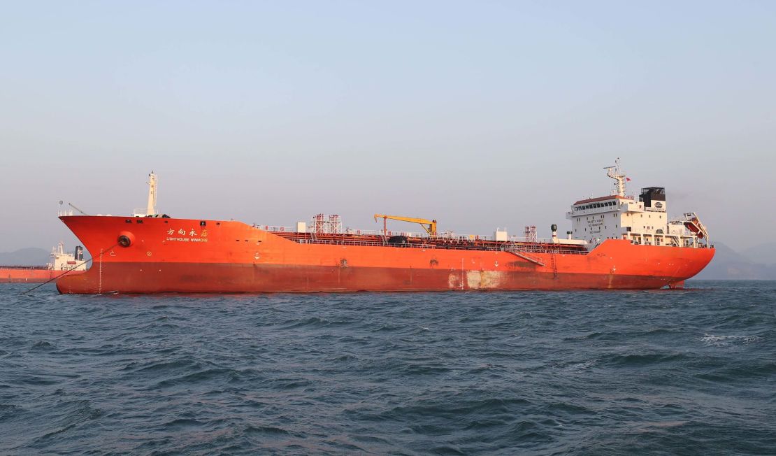 According to South Korea, the Lighthouse Winmore was being leased by a Taiwanese company, the Billions Bunker Group, and was en route to Taiwan when it made a ship-to-ship transfer of its oil cargo to four ships, including one North Korean ship.