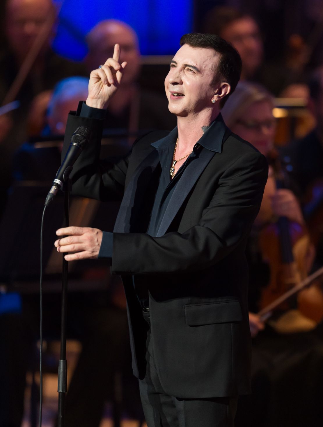 Marc Almond performs at the Royal Festival Hall in London in 2013. 