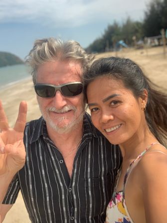 <strong>Best laid plans:</strong> Jim Dolan, from the US, and his wife Som, from Thailand, who met online back in 2006, had been living in the States together for a decade when their home was flooded during Hurricane Harvey in 2017.