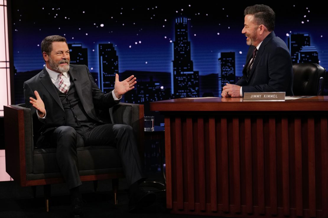 Nick Offerman on “Jimmy Kimmel Live!”