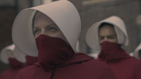 THE HANDMAID'S TALE - “Exodus” - June and Moira execute their dangerous plan. Serena makes a big commitment. (Disney/Steve Wilkie)
ELISABETH MOSS
