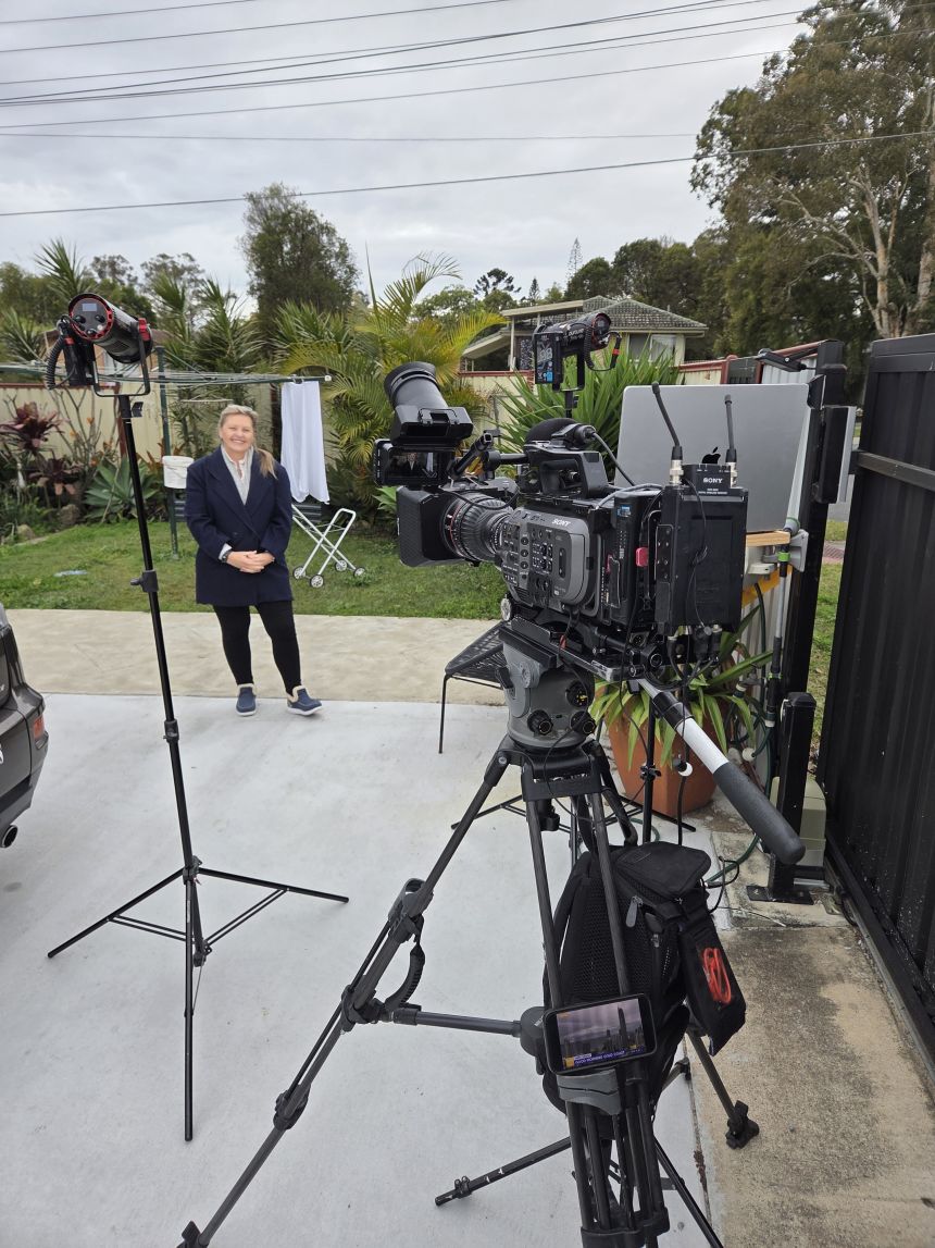 Verrity Wandel was interviewed by Australian media outlets about her "laundry hero."