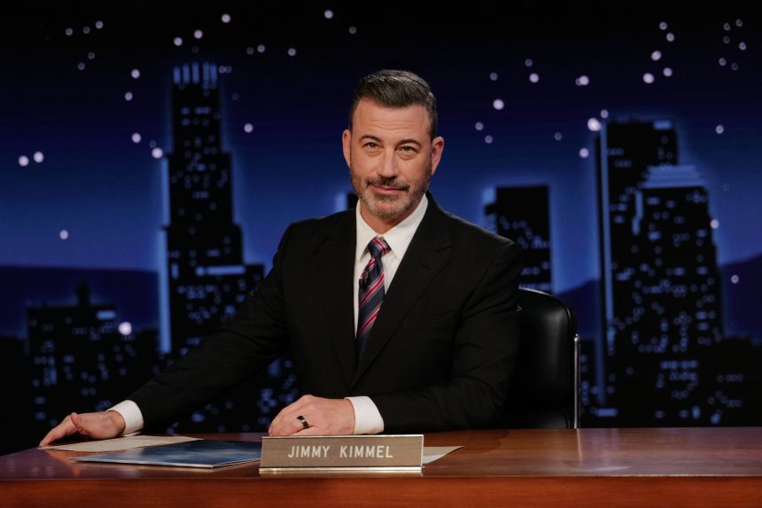 In his return on Tuesday night, Kimmel repeatedly emphasized the importance of free speech, a free press and the First Amendment.