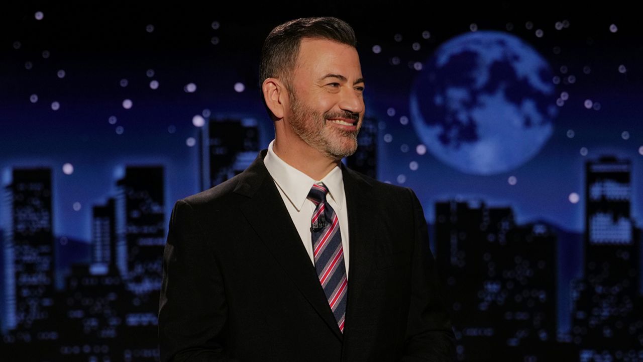 JIMMY KIMMEL LIVE! – “Jimmy Kimmel Live!” airs every weeknight at 11:35 p.m. ET and features a diverse lineup of guests that include celebrities, athletes, musical acts, comedians and human interest subjects, along with comedy bits and a house band. The guests for Tuesday, September 23 included Glen Powell (“Chad Powers”), and musical guest Sarah McLachlan. (Disney/Randy Holmes) 
JIMMY KIMMEL 