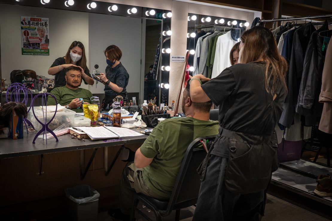 Cantonese opera actor Roger Chan plays Volodymyr Zelensky.
