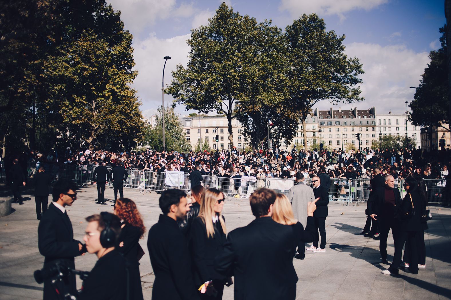 Outside Valentino.