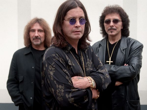 From left, Butler, Osbourne and Iommi pose for a portrait together in Amsterdam in 1998.