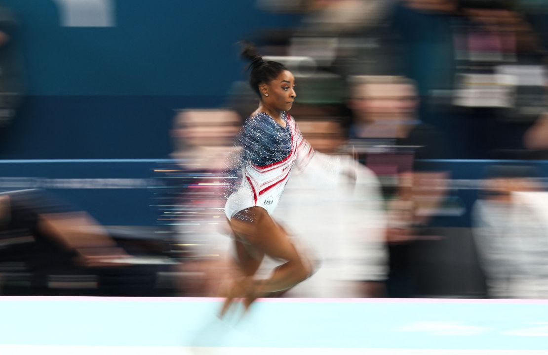 Biles' performance on the vault in the women's team final on July 30 set the tone for her dominant performance in Paris.